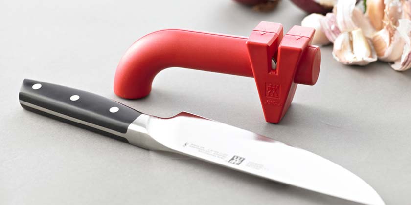 ZWILLING Twinsharp Knife Sharpener (Red)