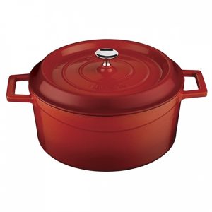 Staub Cast Iron Tomato Cocotte 25cm/2.9L - Chef's Complements