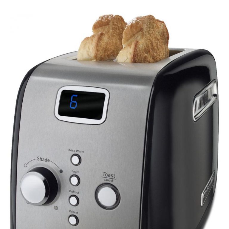 KitchenAid 2 Slice Long Slot Toaster with High-Lift Lever, Onyx Black