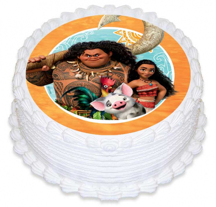 Moana Cake Edible Image Wiki Cakes