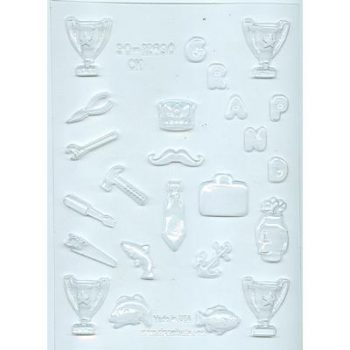 fathers assortment chocolate mould