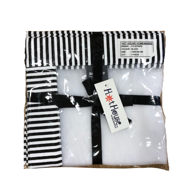 Hot House Food Cover Black Stripe