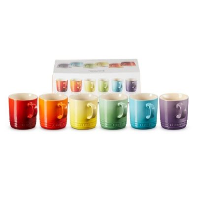 Le Creuset Rainbow Mug 350ml Set of 6 | Chef's Complements
