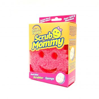 3 x Scrub Mommy Essentials Dual-Sided Scrubber Sponge - Pink