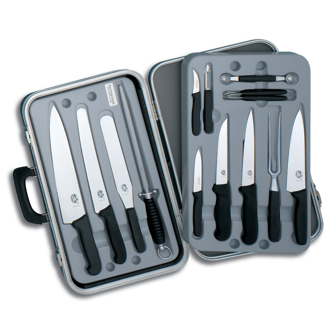 Victorinox Fibrox Small Chef's Case 14 Piece - Chef's Complements