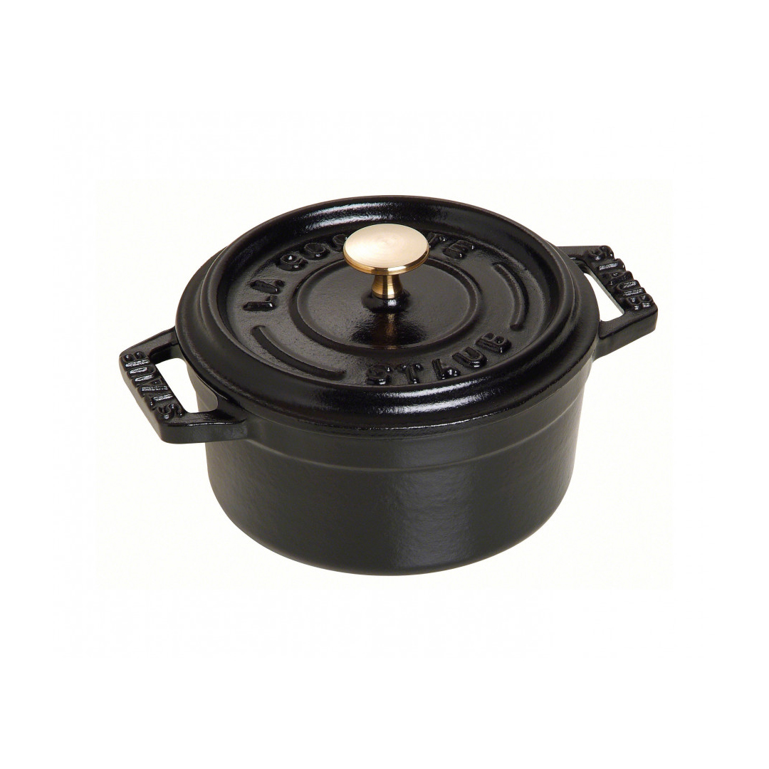 限定品】 small staub saucepan (1,241,025)送料無料 40509-537 black 10cm グリル鍋 -  raffles.mn