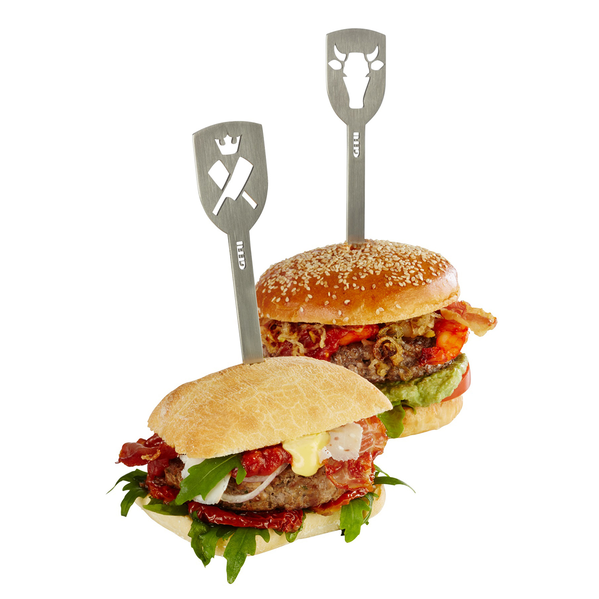 GEFU Torro Hamburger Skewers 2 Piece Chef s Complements