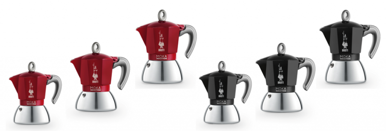 Bialetti Moka Induction Bi-Layer Red (3 Sizes) - Chef's Complements