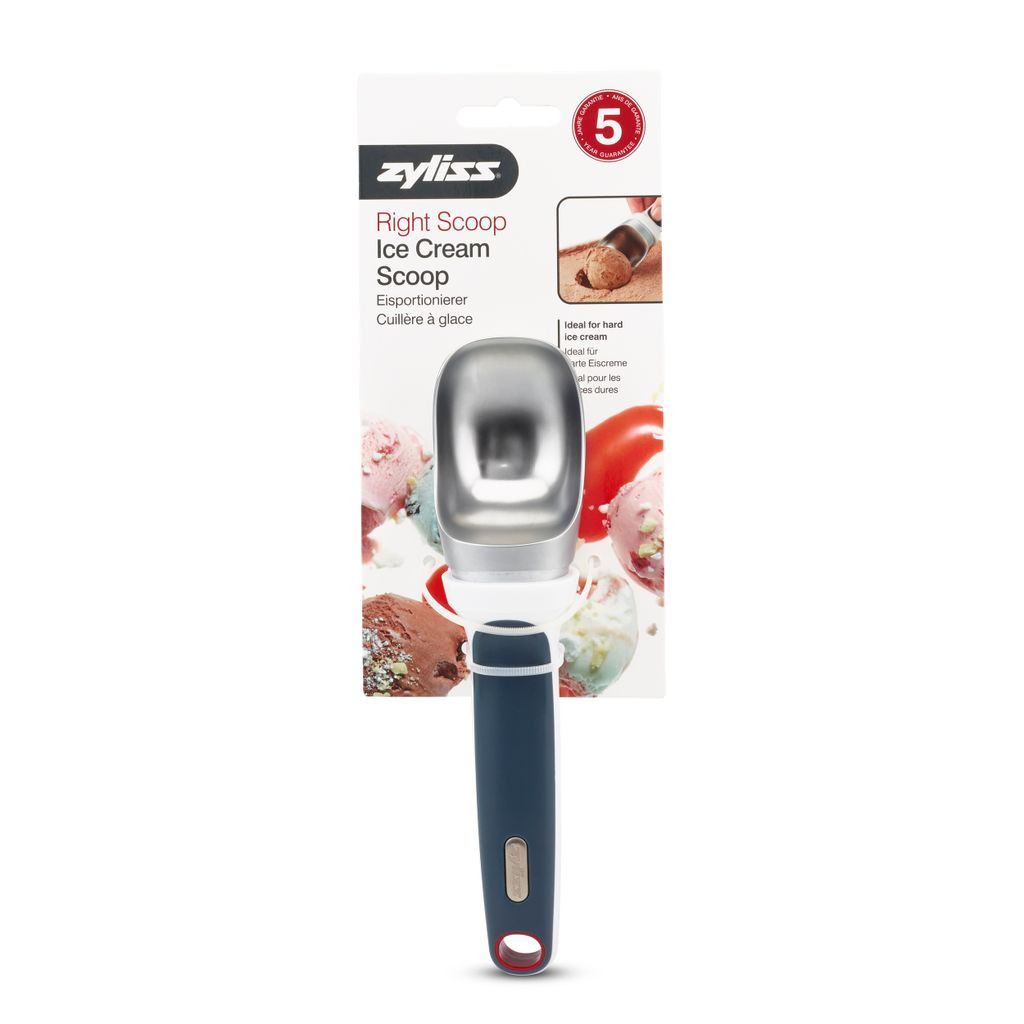 Zyliss Right Scoop Ice Cream Scoop White | Chef's Complements