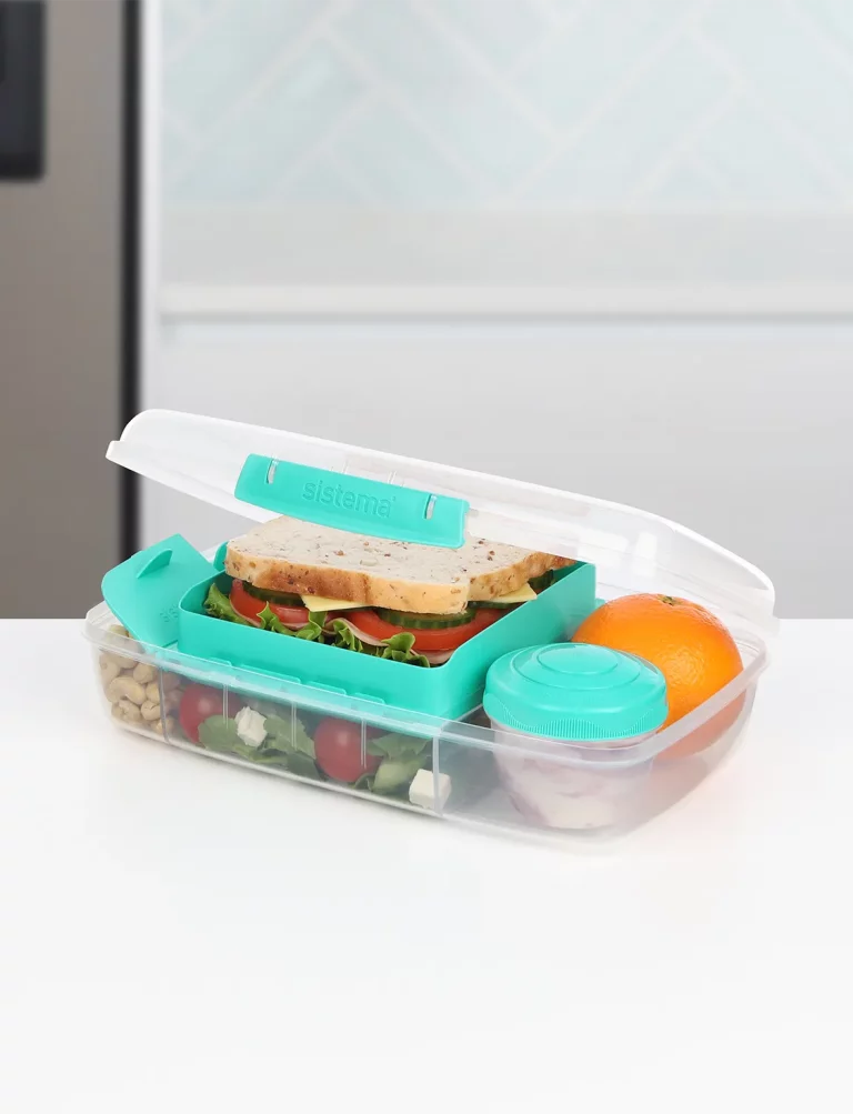 Sistema To-Go 1.63L Salad & Sandwich Plastic Food Storage