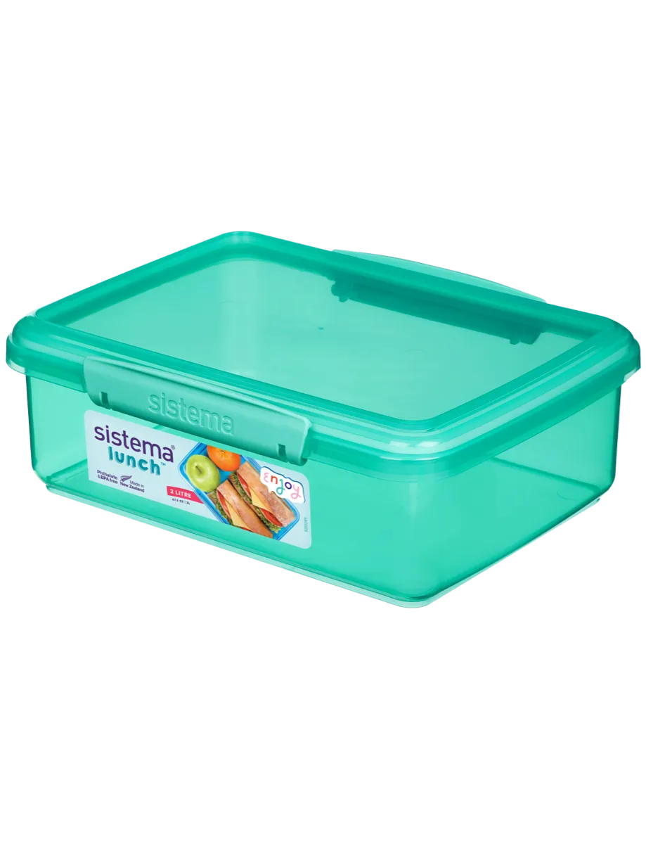 Sistema 9414202214829 Lunchbox, 2.3 L, Assorted : Sistema: : Home  & Kitchen