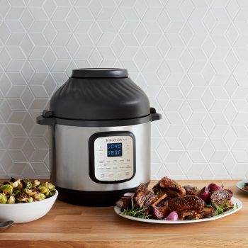 Instant Pot Duo Crisp 11-in-1 Air Fryer and Electric Pressure Cooker Combo  with Multicooker Lids that Fries, Steams, Slow Cooks, Sautés, Dehydrates, 