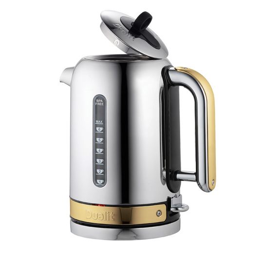 1700ml Stainless Steel Electric Kettle Household Retro Style Tea Water  Boiling