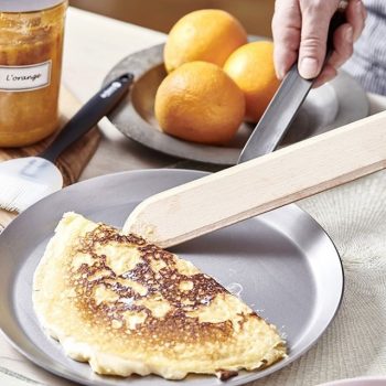 de Buyer MINERAL B Carbon Steel Egg & Pancake Pan - Naturally Nonstick -  Made in France