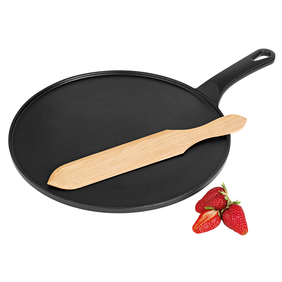 Chasseur Cast Iron Crepe Pan Onyx 30cm Chef s Complements