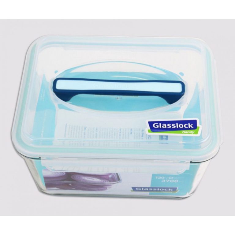 Glasslock Handy Rectangular Tempered Glass Food Container Set of 2