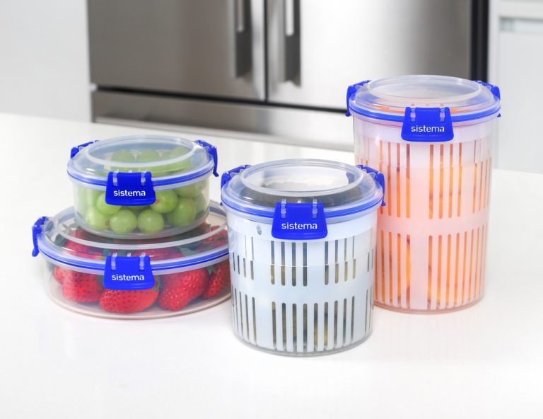 Food Storage Containers Fridge Produce Saver Stackable Organizer Keeper  with Lids and Drain Tray for Veggie, Berry and Fruits - AliExpress