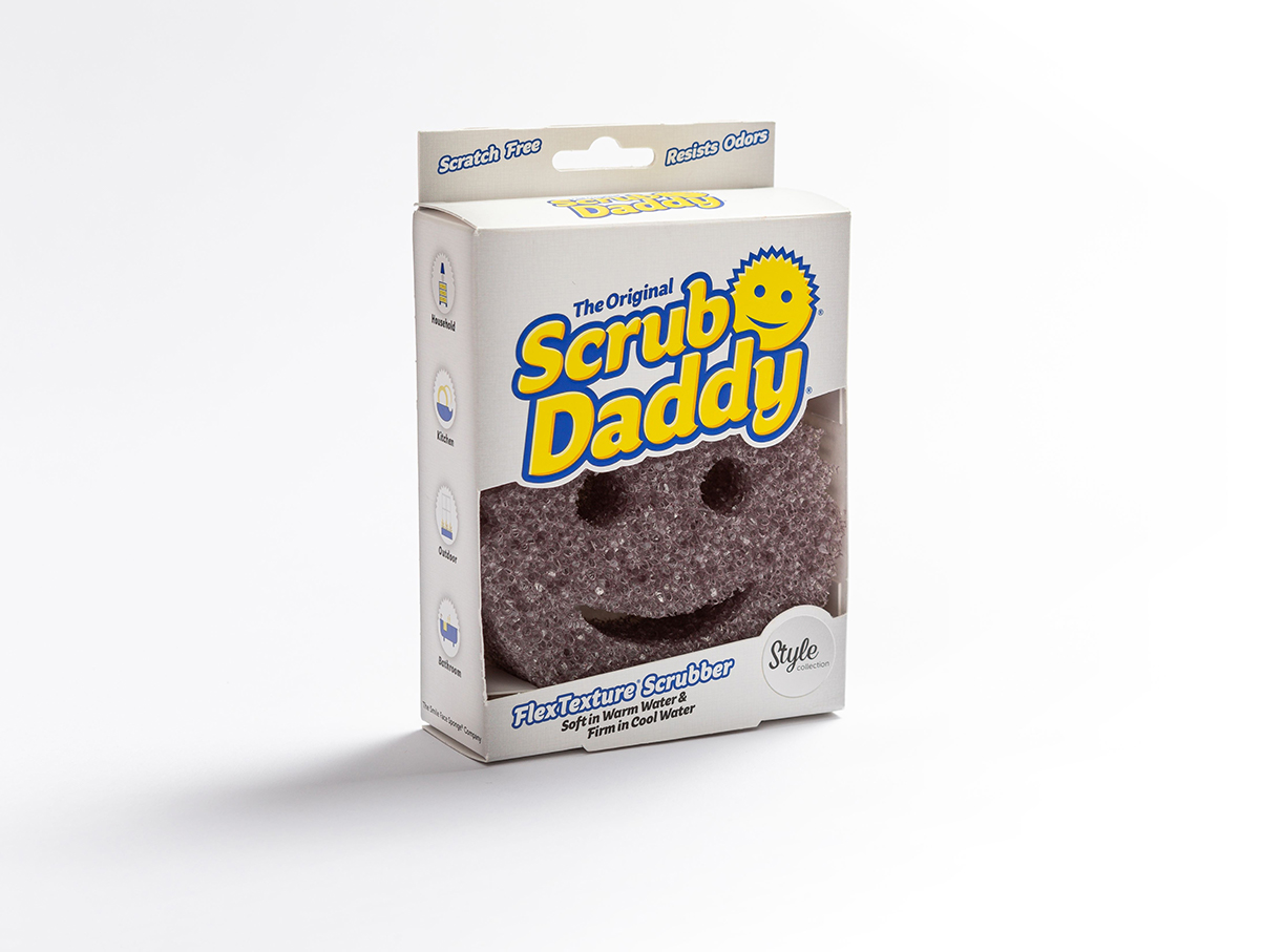 Scrub Daddy Sponge Daddy éponge gris Style Collection (3 pièces) Scrub Daddy