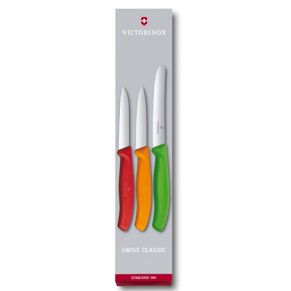 Victorinox Swiss Classic Trend Colors Paring Knife 3 Piece Set