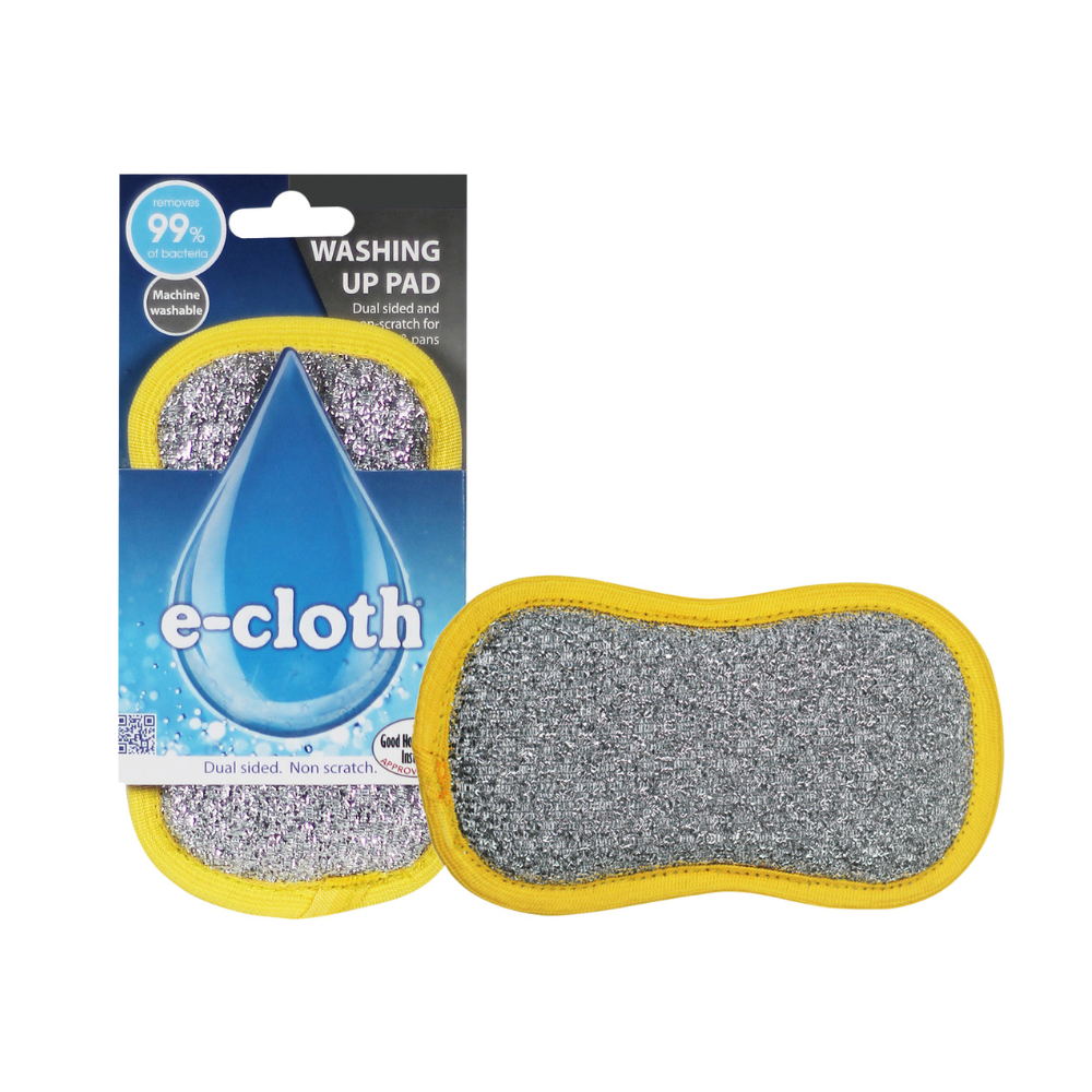 E-Cloth Kitchen Dynamo, Premium Microfiber Non-Scratch Kitchen Dish Scrubber  Sponge, Ideal for Dish, Sink and Countertop Cleaning, 100 Wash Guarantee,  Green, 1 Pack Green - 1 Pack 1 Pack