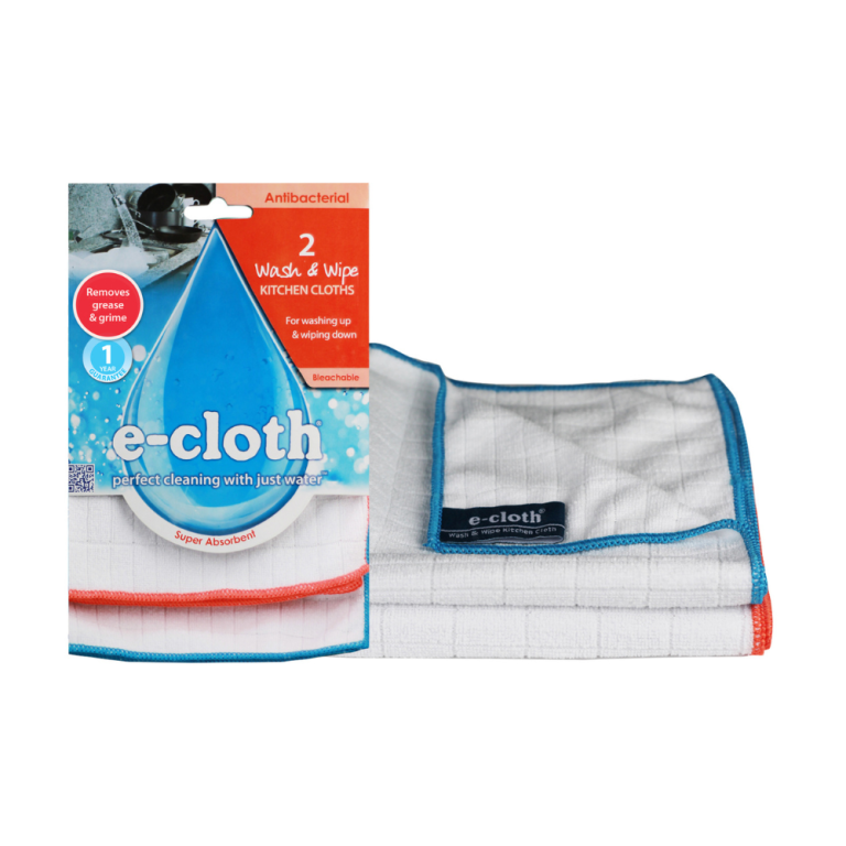 E-Cloth Wash & Wipe Dish Cloth 2 Count