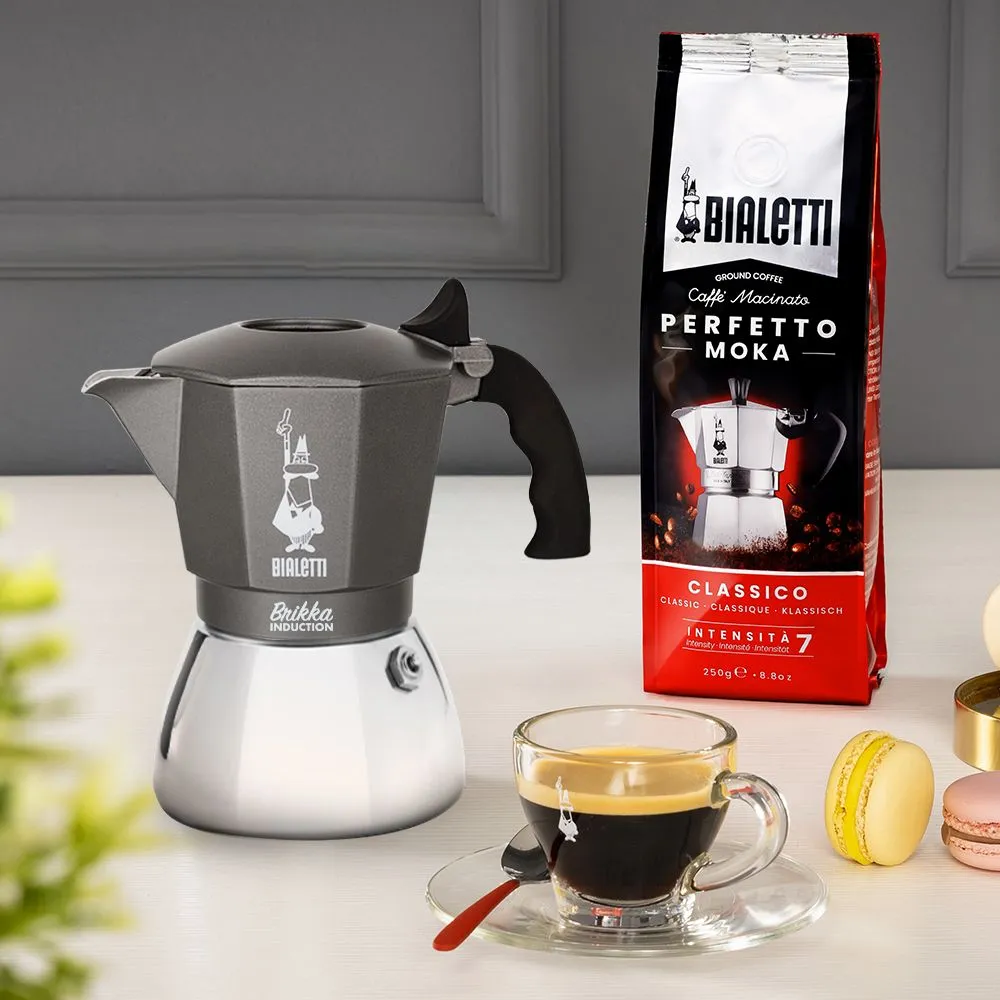 Bialetti Brikka Induction Matt Grey 4 Cup Peter Gower NZ Ltd - New Zealand  distributor and wholesaler of quality homeware and kitchenware brands