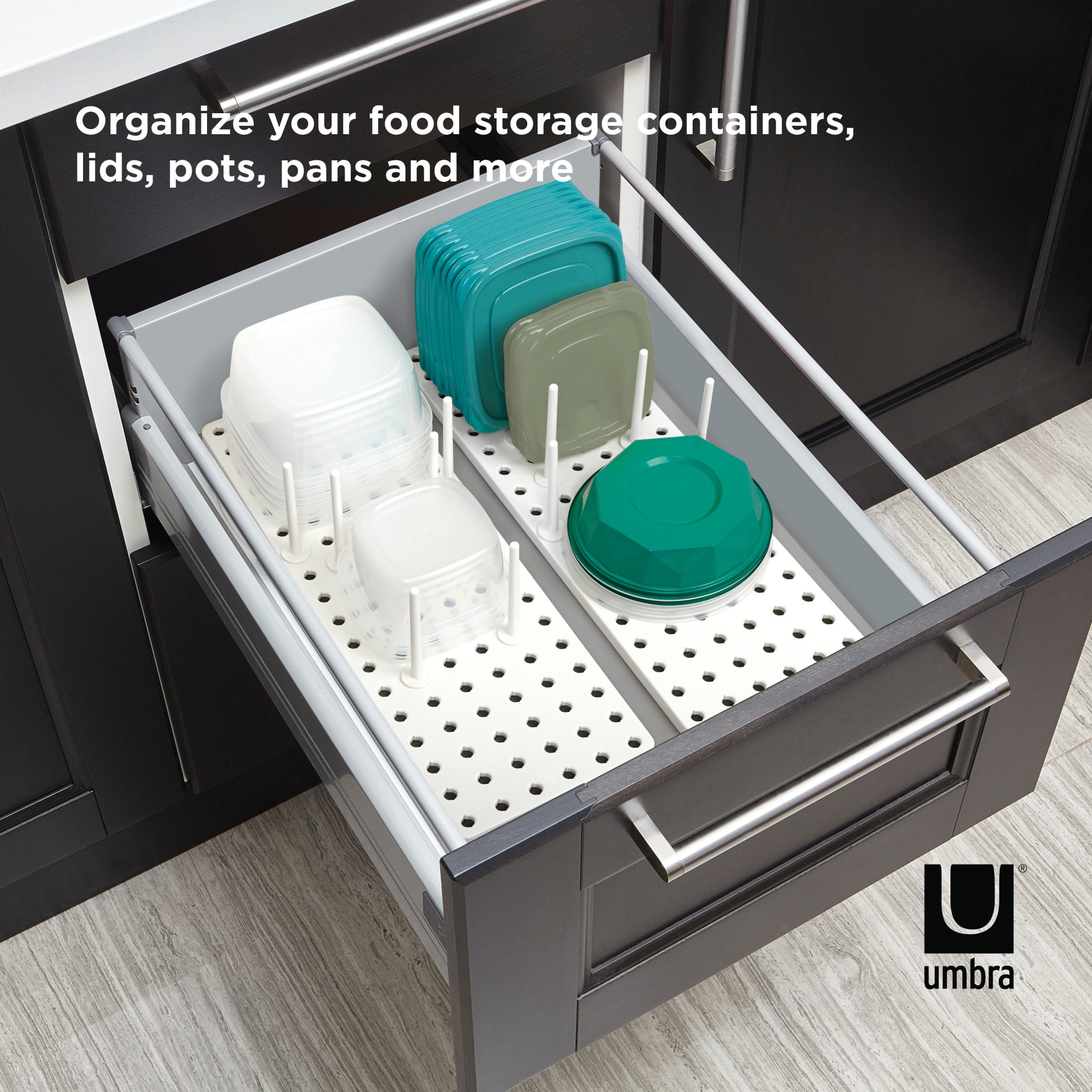 Umbra Peggy Drawer Organizer 2Pack Chef's Complements