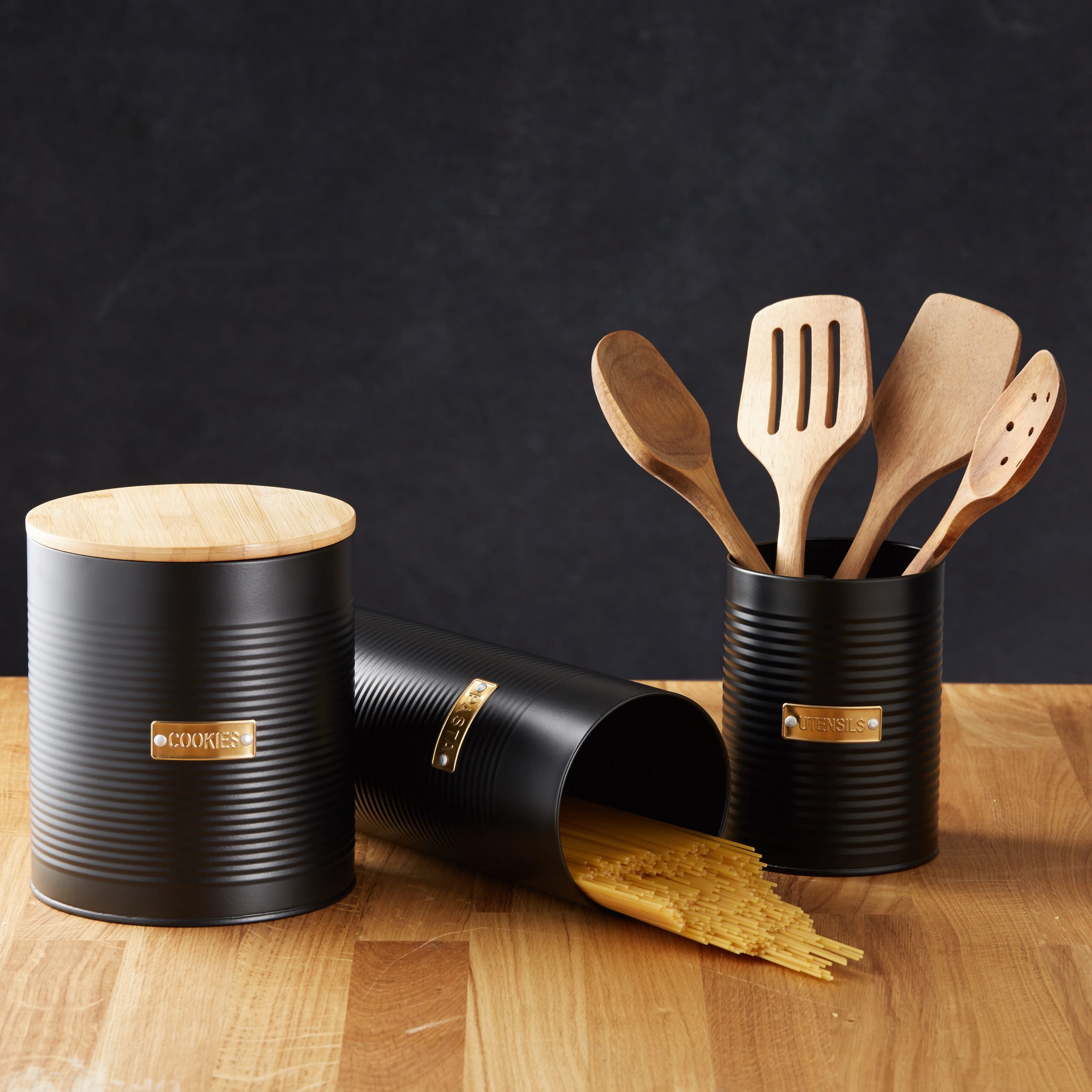 Typhoon Otto Range Utensil Jar Ebony Chef s Complements