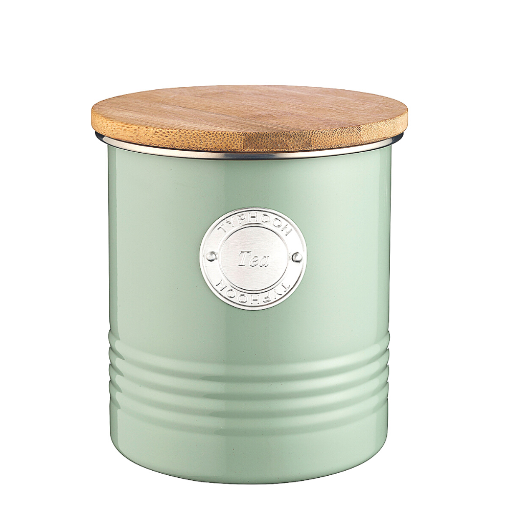 Sage green tea clearance coffee sugar canisters