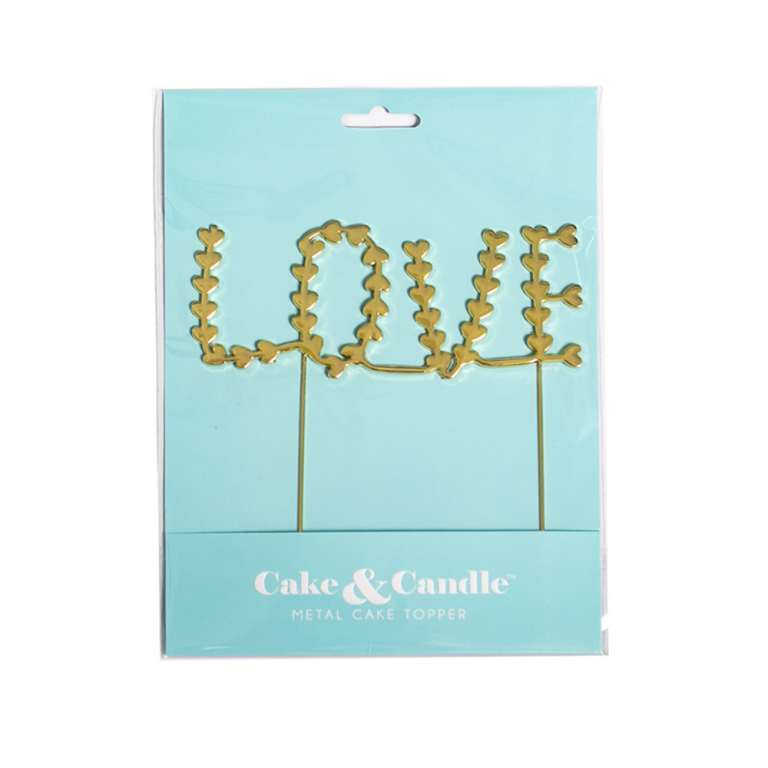 Love Cake Topper Gold (4)