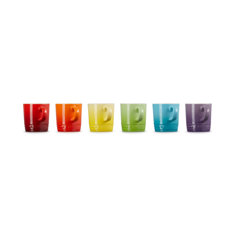 Le Creuset Rainbow Collection Espresso Mug 100ml Set of 6 (4)