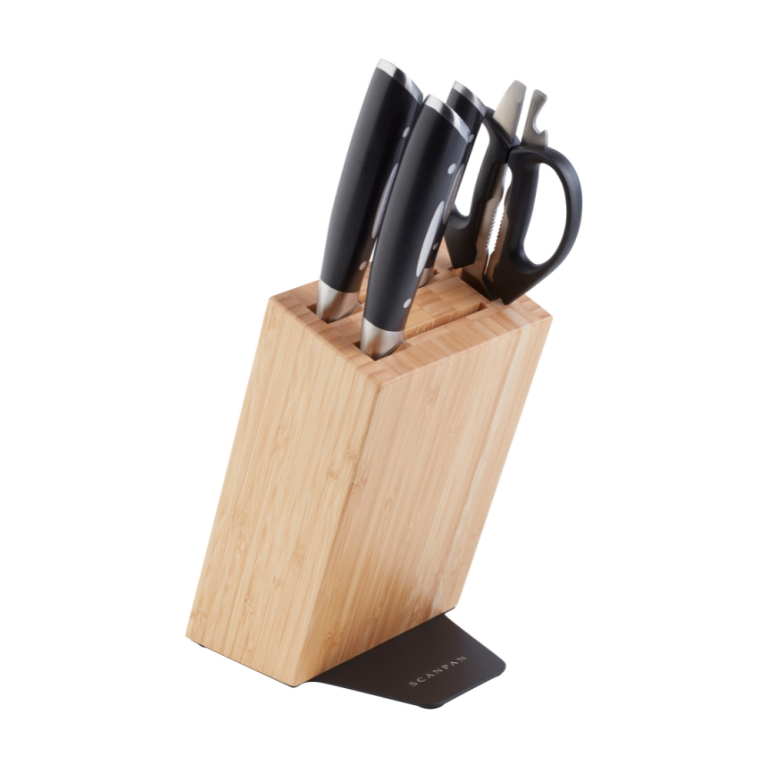 18168 Scanpan Classic 5 Piece Asian Knife Block Set Product Hero Image 1000px