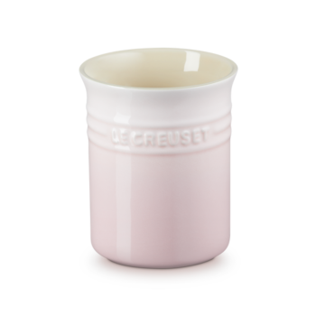 Le Creuset Stoneware Utensil Jar Small Shell Pink