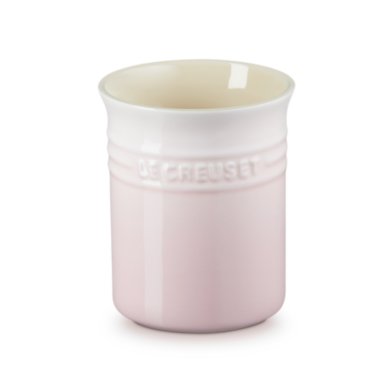 Le Creuset Stoneware Utensil Jar Small Shell Pink