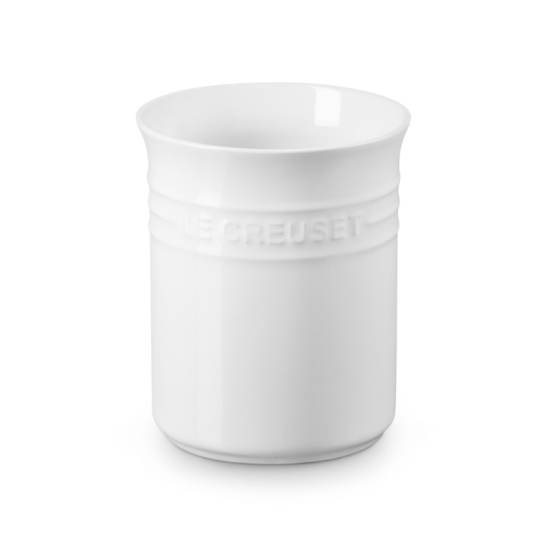 Le Creuset Stoneware Utensil Jar Small White