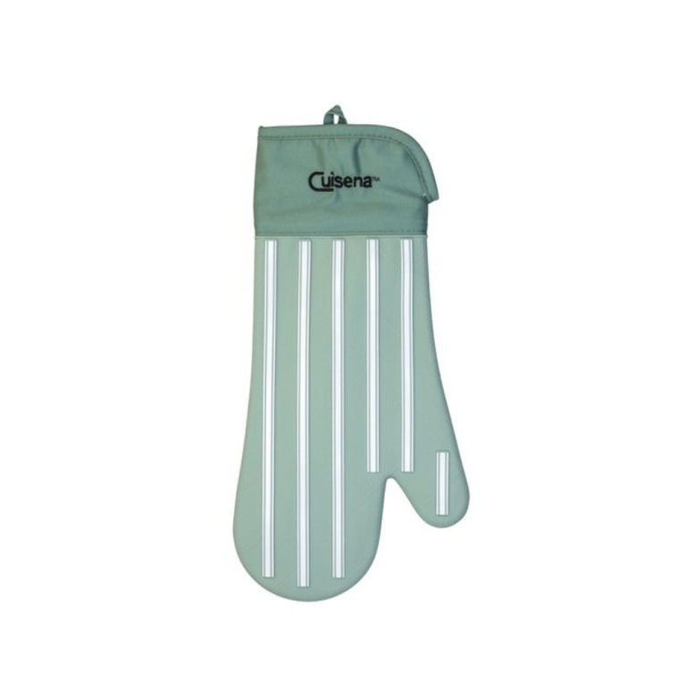 94267 – Cuisena – Silicone Glove Green Stripe