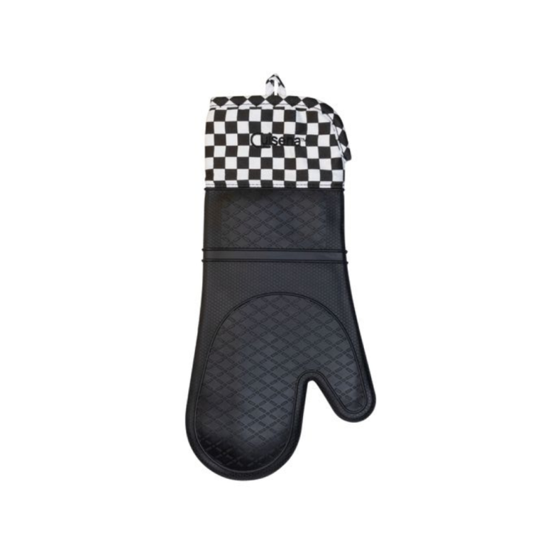 94271 – Cuisena – Silicone Glove Black Check