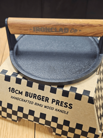 Ironclad Burger Press on Box