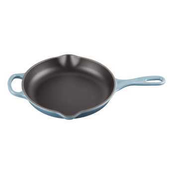 Le Creuset Signature Cast Iron Skillet 26cm Chambray 1000px