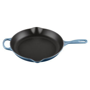 Le Creuset Signature Cast Iron Skillet 30cm Chambray 1000px