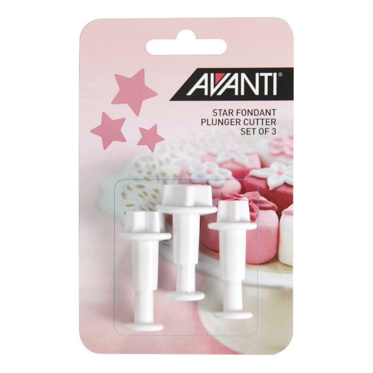 Avanti Star Fondant Plunger Set