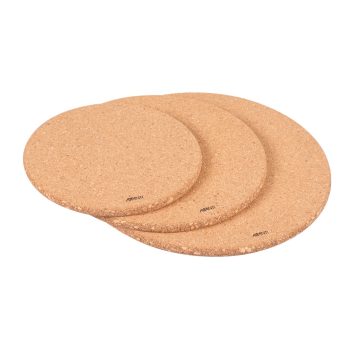 Avanti round cork trivets 3