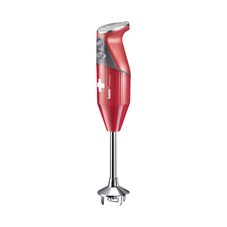 Bamix SwissLine Immersion Blender 200W Red with Swiss Flag – 70th Anniversary Model (1)