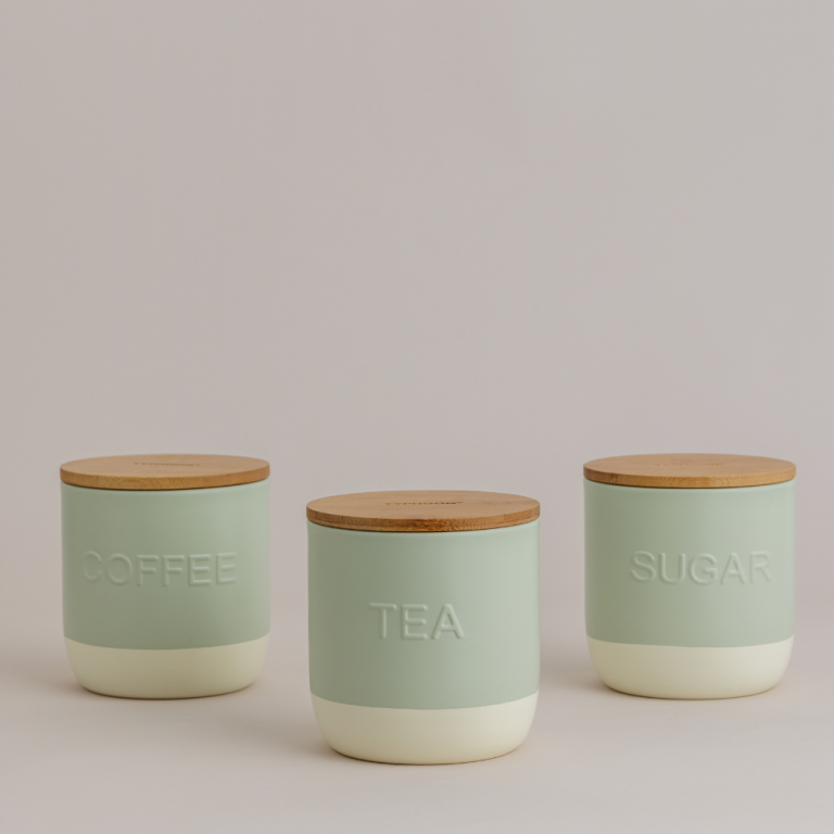 Typhoon Oben Storage Collection Tea, Coffee & Sugar