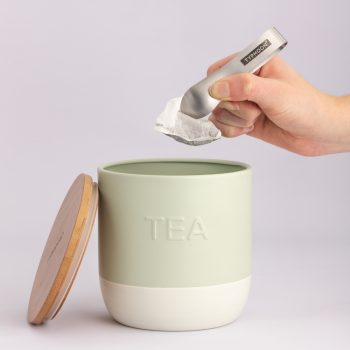 Typhoon Oben Tea Canister Lifestyle with tongs