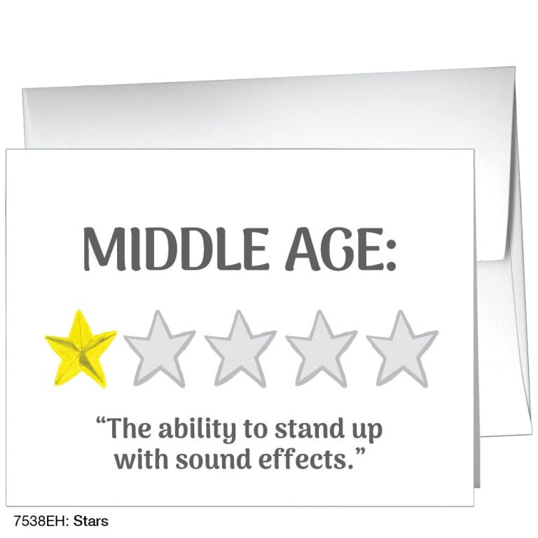 middle age card