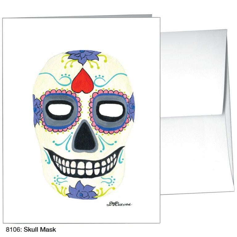 skull mask blank