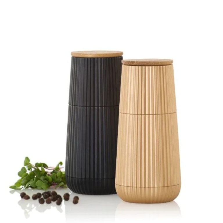 AdHoc Scape Salt & Pepper Mill Set Black & Gold (3)