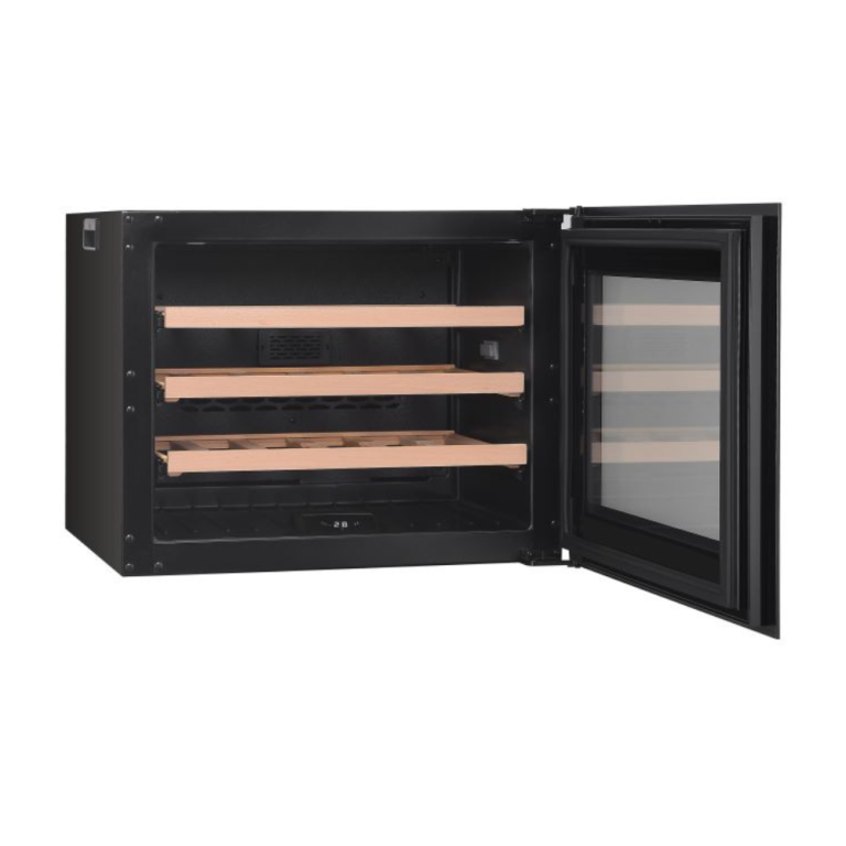 Award Advance Series Built-in Compact Wine Cabinet Black 60cm