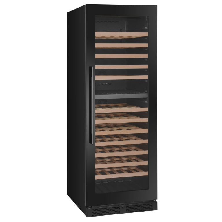 Award Advance Series Upright Dual Zone Wine Cabinet Black 60cm